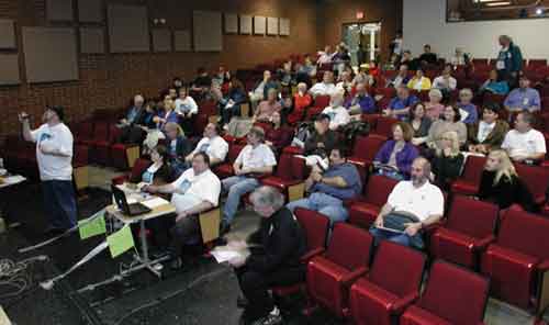 Audience Gathers