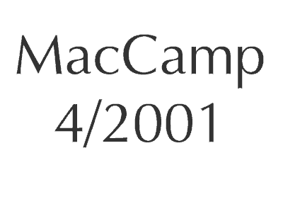 MacCamp 4/2001